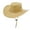 Multicolour, variant on Womens Hat "Vintage Suede Cowboy Hat British Style Western Rancher Hat For Unisex" Leather Top Hat Pattern