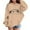 Khaki, variant on Girls Hoodie Tween Girls Trendy Clothes Girls Hoodies and Sweatshirts for Girls Cute Long Sleeve Pullover Sweatshirt for Kids Casual Comfortable Wear for Daily Activities