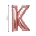 thumbnail image 3 of Efavormart Blush 40" tall Alphabet Letters / Number Foil Balloons Party Wedding Decorations Graduation New Year Party- K, 3 of 5