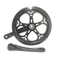 thumbnail image 4 of Juego de bielas para bicicleta plegable 52T 170 mm Juego de bielas para bicicleta Placa dentada Bicicleta de una sola velocidad Piñón con orificio de diamante Accesorios, 4 of 5