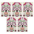 thumbnail image 2 of Halloween Cosplay Face Sticker,5 Pieces Face Tattoos Makeup Decoration Tattoo Stickers Face Tattoos Sticker Versatile Functionality, 2 of 14