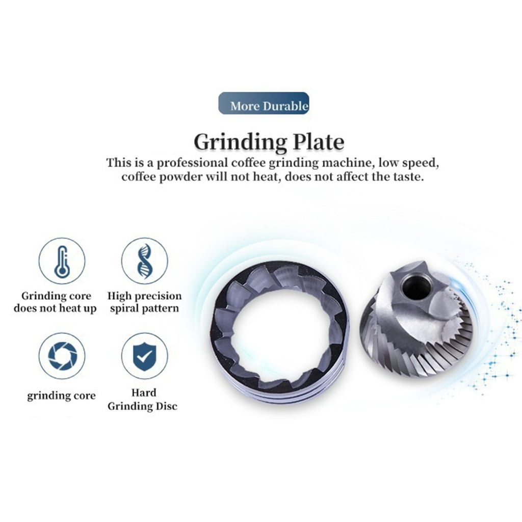 Miiottaa Electric Coffee Grinder Rechargeable Stainless Steel Burr Adjustable Coffee Bean Grinder Portable Gift Christmas