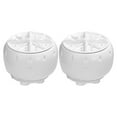 thumbnail image 3 of KAKOWELY 2pcs Portable Mini Washing Machine Automatic Washing Machine And Rv With Bottom Suction Cup Usb Power Supply For Laundry Travel Apartment Plastic,4.17X"X4.17"X2.76", 3 of 4