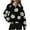Black, variant on ZUKMRJPC Womens Sweatshirts Quarter Zip Fall Fashion Cute Flower Printing Fleece Cropped Pullover Casual Loose Warm Long Sleeve Tops