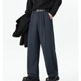 thumbnail image 5 of GSPCLAM Mens Casual Dress Pants Loose Fit Easy Care Pants with Side pockets Lightweight Flat Front Pants for Casual Party, 5 of 5