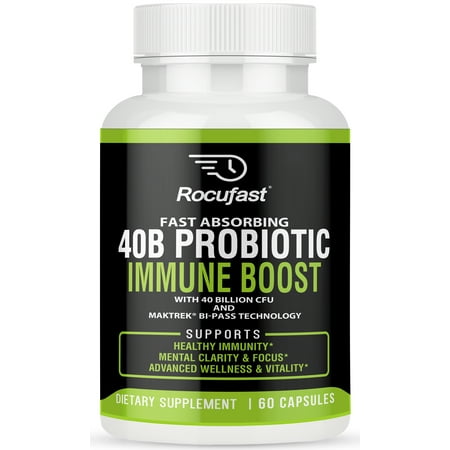 Immune Support Immunity Boost Probiotic Supplement - Once Daily Multi-System Immune Defense - Great Immune Booster For (Best Way To Boost Immune System)