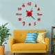 thumbnail image 1 of Xihbxyly Reloj de Pared Diy Sin Marco, Efecto Espejo 3D Creativo, Diseño Moderno, Pegatinas Autoadhesivas, Fácil Instalación, Decoración para El Hogar y La Oficina, Arte de Pared Elegante, 80 Cm de D, 1 of 2