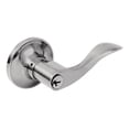 thumbnail image 1 of Manija Tubular Rect Función Baño Acabado Níquel Satina Lock Lock 16MA, 1 of 3