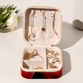 thumbnail image 6 of Thanksgiving Apple Travel Portable Square Jewelry Display Necklace Organizer Storage Box, 6 of 6