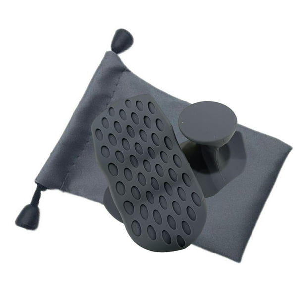 2 guantes de levantamiento de pesas para mujeres y hombres, agarres de silicona ligeros para gimnasio. Gris