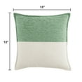 thumbnail image 3 of (2 pack) Mainstays 18" x 18" Two-Toned Sage Green Polyester Cotton Square Decorative Throw Pillow, 3 of 7