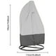 thumbnail image 2 of Sillón de Mimbre de Jardín Asiento Colgante Funda para Muebles Impermeable con Cremallera - Funda Protectora para Silla Egg - Funda de Poliéster Oxford 210D Revestimiento de PVC, 2 of 5