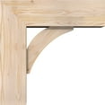 thumbnail image 3 of Ekena Millwork 7 1/2"W x 22"D x 22"H Thorton Block Smooth Bracket w/ Offset Brace, Douglas Fir, 3 of 25