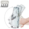 thumbnail image 6 of 40oz Cute Ocean Life Turtle Stainless Steel Flip Straw Tumbler Spill Proof Travel Cup Double Wall Vacuum Insulated Coffee Mug with Top Handle, 6 of 6