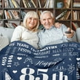 thumbnail image 3 of Yibo 90th Birthday Gifts for Women Blanket Flannel Soft and Comfortable Anti-static Bed Sofa Blanket, 3 of 7
