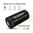 thumbnail image 5 of Tenergy 4 Pack Premium RCR123A Rechargeable Batteries Arlo Certified Li-ion 3.7V 750mAh, 5 of 7
