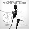 thumbnail image 2 of Decibullz 3.5mm Listen-Only Acoustic Coil Tube Earpiece for Two-Way Radios & Transceivers, 2 of 9