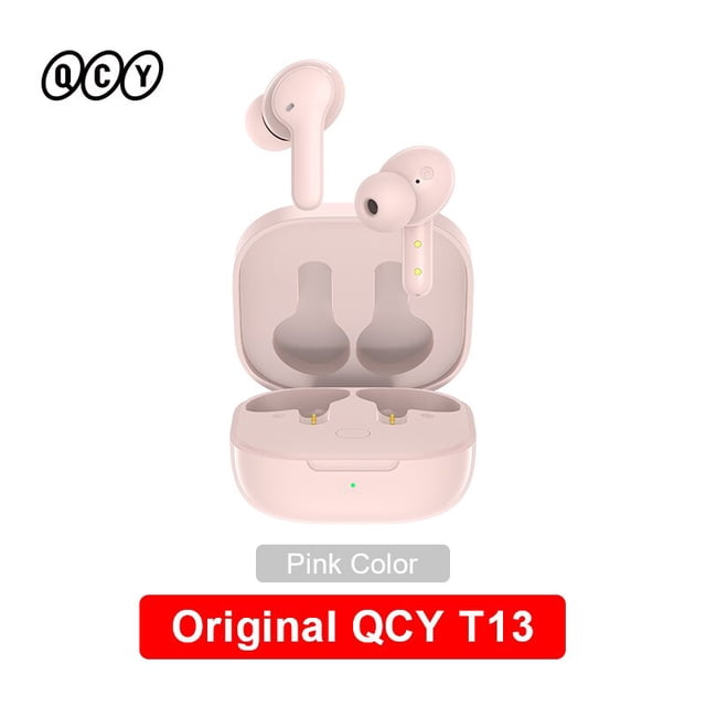QCY T13 Auriculares inalámbricos inteligentes BT5.1 TWS Auriculares 4 Mic ENC HD Llamada Auriculares Control táctil Auriculares Larga espera 40H Tan Jianjun unisex