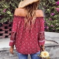 thumbnail image 4 of Blusa de mujer, blusa con hombros descubiertos para mujer, blusa con hombros descubiertos, blusa con hombros descubiertos, construcción resistente, 4 of 6