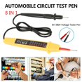 thumbnail image 2 of 8-In-1 AC DC 6-380V Car Voltage Test Pen Polarity Current Tester Detector, 2 of 14