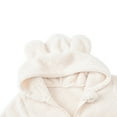 thumbnail image 5 of Esaierr Newborn Baby Girls Boys Fleece Jumpsuit with Ears Hooded for Toddler Fleece Romper Jumpsuit Pajama Outwear Autumn Winter Cute Sweater Jumpsuit for 6M-3Y, 5 of 5