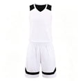 thumbnail image 5 of Maqroz Basketball Jersey Set for Men V Neck Sleeveless Tank Top Mesh Breathable Athletic Shorts Team Uniform Sports Training Two Piece Outfit Size 3-15 Years, 5 of 7