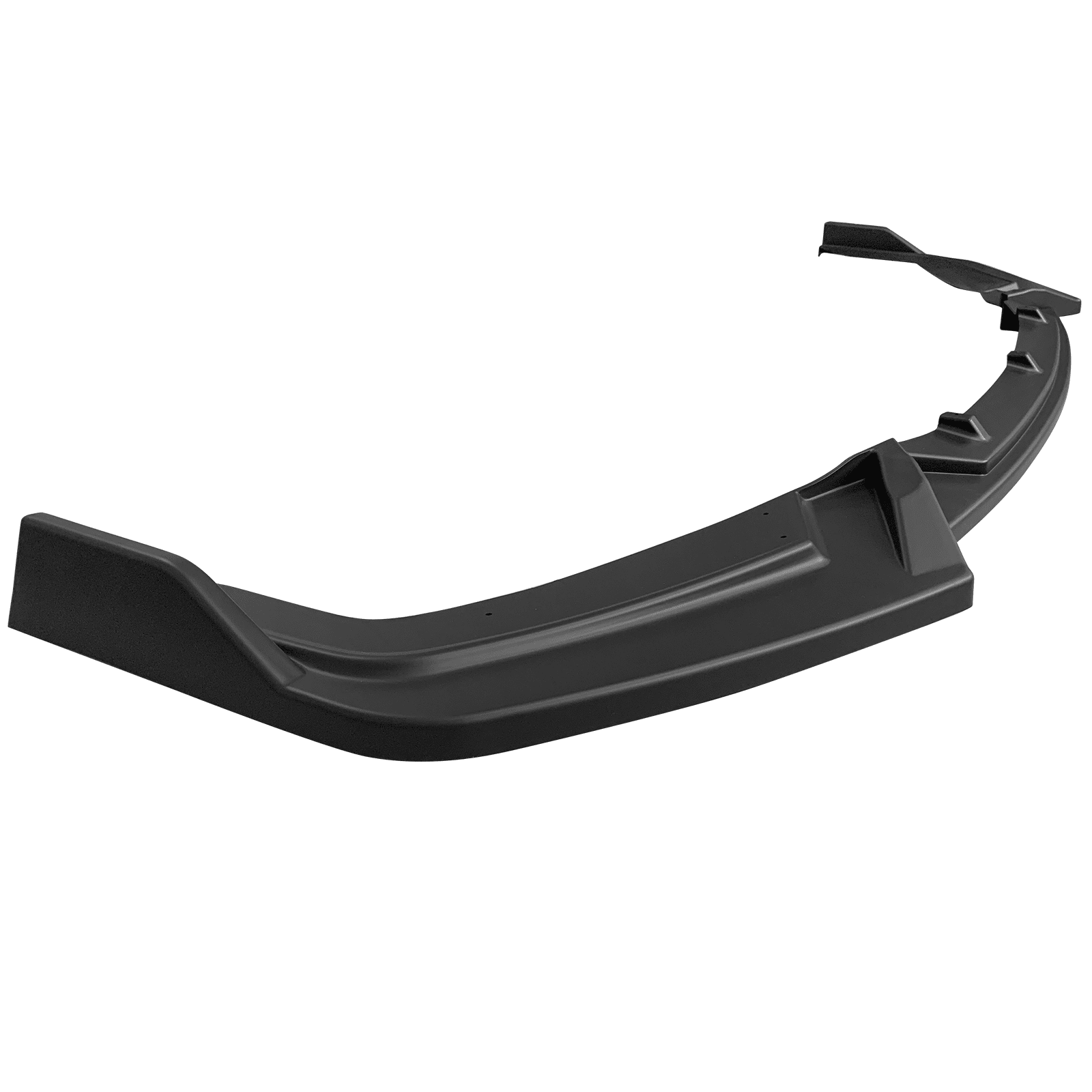 Ikon Motorsports Front Bumper Lip Compatible With 17-21 Honda Civic Hatchback & Si IKON Style Matte Black Front Air Dam Chin Spoiler Splitter 3PCS