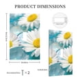 thumbnail image 5 of Kll Daisy Flowers Wall Plate,Gloss Finish,Standard Size 1 - 5" X 3", Polycarbonate Thermoplastic,Electric Receptacle Plug Covers, 5 of 8