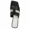 thumbnail image 5 of Franco Sarto Women's Kirsi Block Heel Sandal Black Leather 6.5M, 5 of 5
