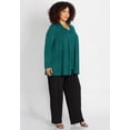 thumbnail image 2 of Catherines Women's Plus Size Shimmer Knit 3-Piece Pant Suit, 2 of 3