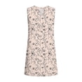 thumbnail image 6 of Uootdi Womens Sundresses Floral Print Sleeveless Crew Neck Ruffle Hem Loose Fit Flowy Lightweight Summer Beach Dresses Vacation Style Gift, 6 of 7