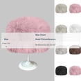 thumbnail image 3 of hotojiny Women's Cute Fuzzy Hat Winter Fluffy Winter Hat Soft Warm Plush Beanie Cap for Cold Weather(Khaki,One Size), 3 of 7