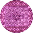 thumbnail image 1 of Ahgly Company Indoor Round Persian Pink Traditional Area Rugs, 3' Round, 1 of 4