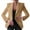 Khaki, variant on Hontri Women's Blazers On Sale Elegant Business Office Work Women Lady Solid Button Suit Jacket Coat Outwear Dark Blue L