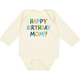 thumbnail image 3 of Inktastic Happy Birthday Mom Boys or Girls Long Sleeve Baby Bodysuit, 3 of 5