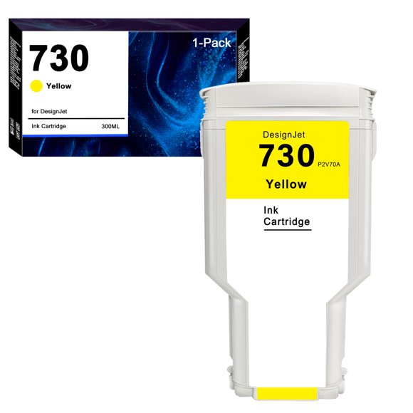 Cartucho de tinta AOTMENDI 730 amarillo 300 ml P2V70A