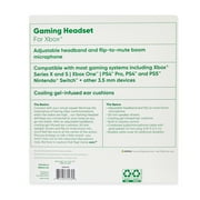 onn Wired Gaming Headset Compatible with Xbox, Black and Green