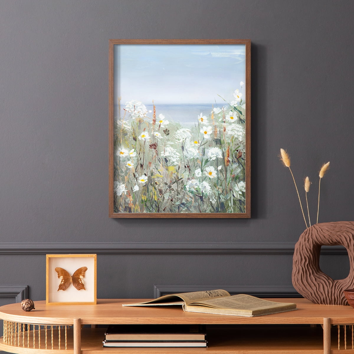 Wild Sea Breeze II Framed Print - Solid Wood in Single Picture Frame Solid Wood 2 Framed Print