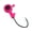 Pink, variant on BoneHead Tackle BX 1/16oz Round Ball Jighead Chartreuse