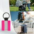 thumbnail image 5 of Uxcell 8Pcs Reflective Keychain High Visibility Tags Lanyards Pendants Zipper Pulls Waterproof for Backpack Running Cycling Pink, 5 of 6