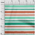 thumbnail image 2 of oneOone Cotton Poplin Sea Green Fabric Stripes Craft Projects Decor Fabric Printed By The Yard 56 Inch Wide, 2 of 4