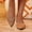 Brown, variant on Gspmoly Flat Dress Shoes for Women, Women's Fashion Casual Summer New Solid Color Pointed Breathable Slip-On Shallow Mouth Lazy Work Shoes Flat Shoes Ballet Flats for Women Brown 38