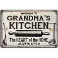 thumbnail image 1 of GRANDMA's Kitchen Farmhouse Sign 16 x 24 Matte Finish Metal 116240033003, 1 of 1