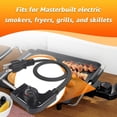 thumbnail image 4 of Electric Cooker Power Cord Temperature Control Coupler for Electric Hot Pot Frying Pan 1800W, 4 of 6