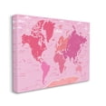 thumbnail image 3 of Stupell Industries Pink Tones World Map Atlas Countries Education Graphic Art Gallery Wrapped Canvas Print Wall Art, Design by Arrolynn Weiderhold, 3 of 5