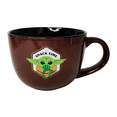 thumbnail image 4 of Star Wars The Mandalorian The Child Snake Time 24oz Ceramic Soup Mug, 4 of 5