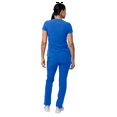 thumbnail image 2 of Adar Addition Go-Higher Scrub Set For Women - Notched V-Neck Scrub Top & Skinny Cargo Scrub Pants, 2 of 7