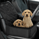 thumbnail image 2 of Asiento de coche para perros, asiento elevador para perros para el asiento delantero del coche, asiento elevador para mascotas para perros pequeños y medianos, arnés de asiento, 2 of 5