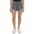 thumbnail image 2 of Calvin Klein Women's Comfortable Fashion Print Running Short (Black/White, XXL), 2 of 4