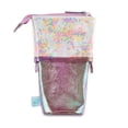 thumbnail image 4 of Pen+Gear Pen+Gear Confetti Telescopic Zippered Pencil Pouch, Purple, 4 of 6